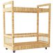 Prosper 34 inch Natural Bar Cart