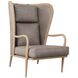 Stassi 41 inch Carbon Wing Chair