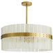 Sinclair 4 Light 28 inch Antique Brass Chandelier Ceiling Light