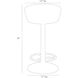Caymus 24 inch Natural Wood/Natural Iron Counter Stool