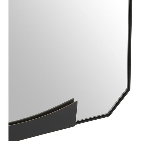 Kris 48.5 X 21 inch Bronze and Blackened Iron Mirror