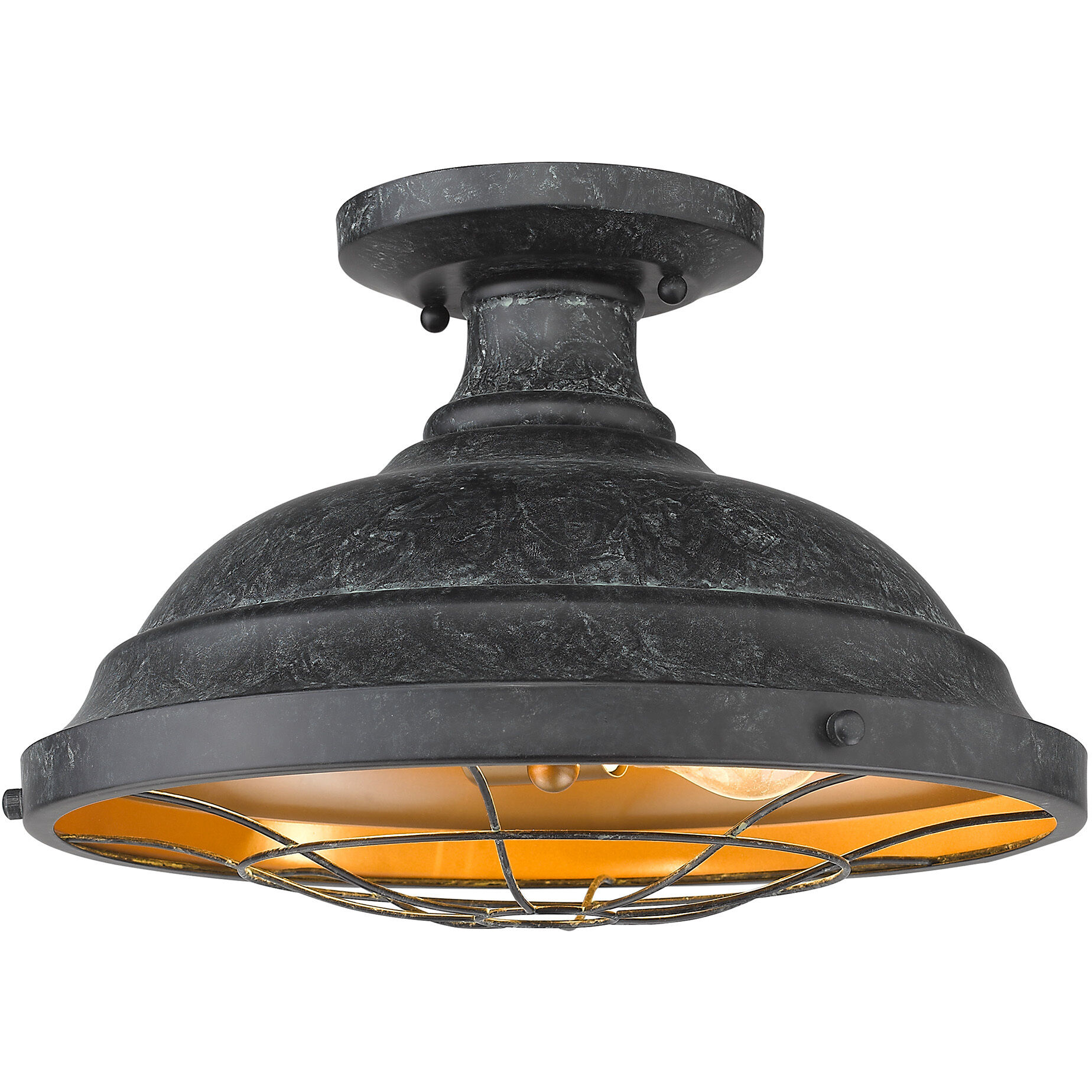 Bartlett 2 Light 14.00 inch Semi-Flush Mount