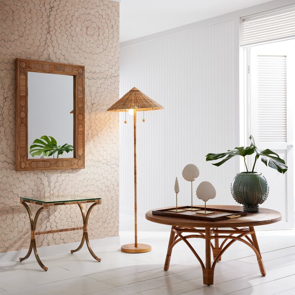 Terrace Natural Floor Lamp Portable Light