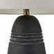 Django 60.00 watt Matte Charcoal Table Lamp Portable Light