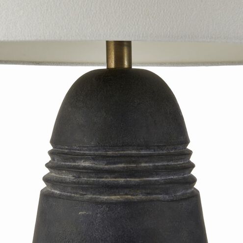Django 60.00 watt Matte Charcoal Table Lamp Portable Light