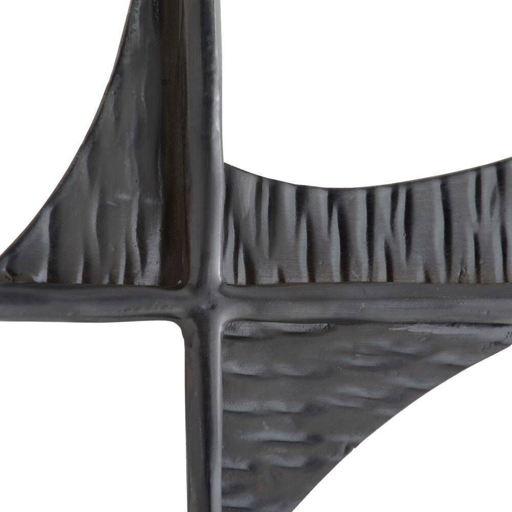 Freya Blackened Iron Wall Plaques, Set of 3