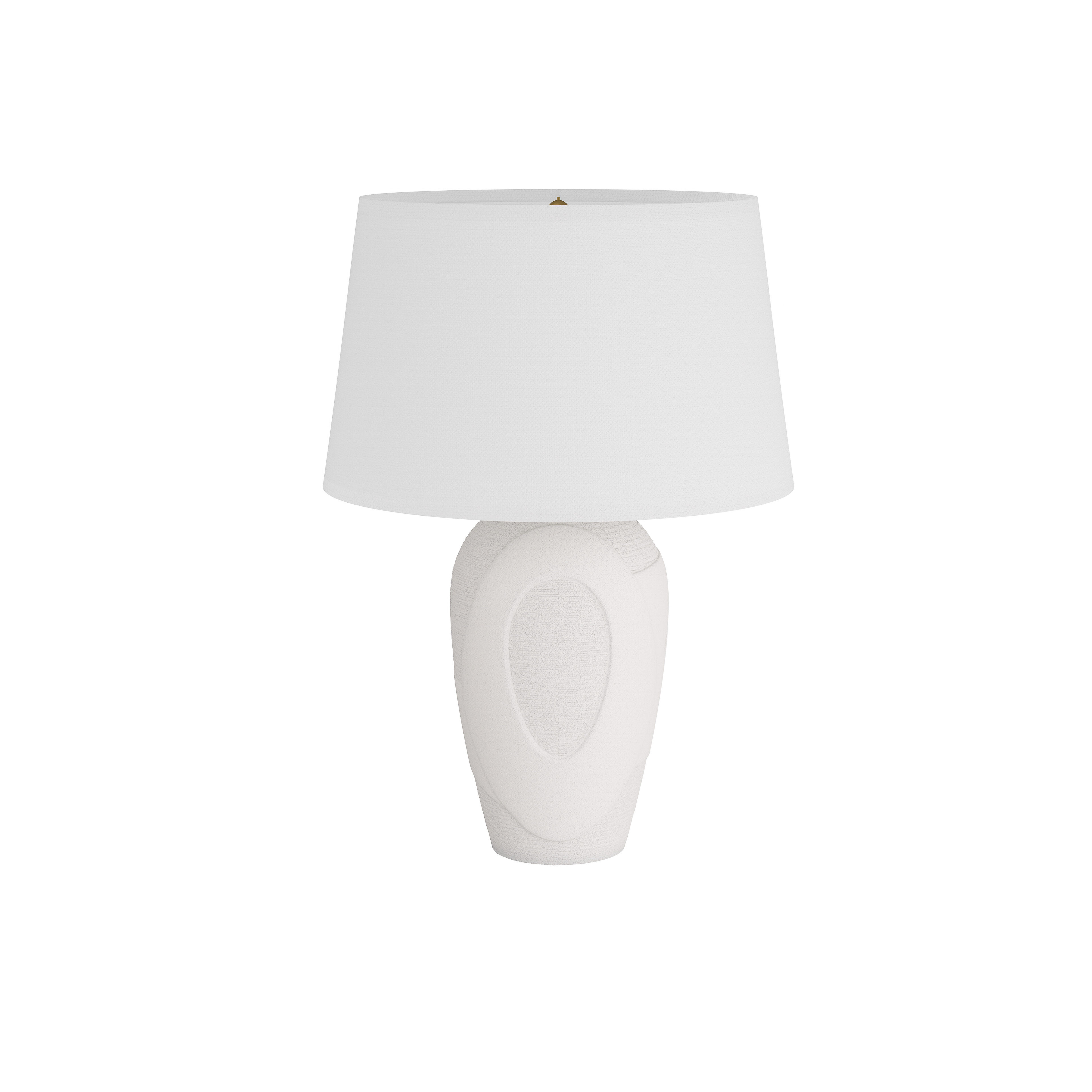 Amelia 26 inch 150.00 watt Matte White Lamp Portable Light