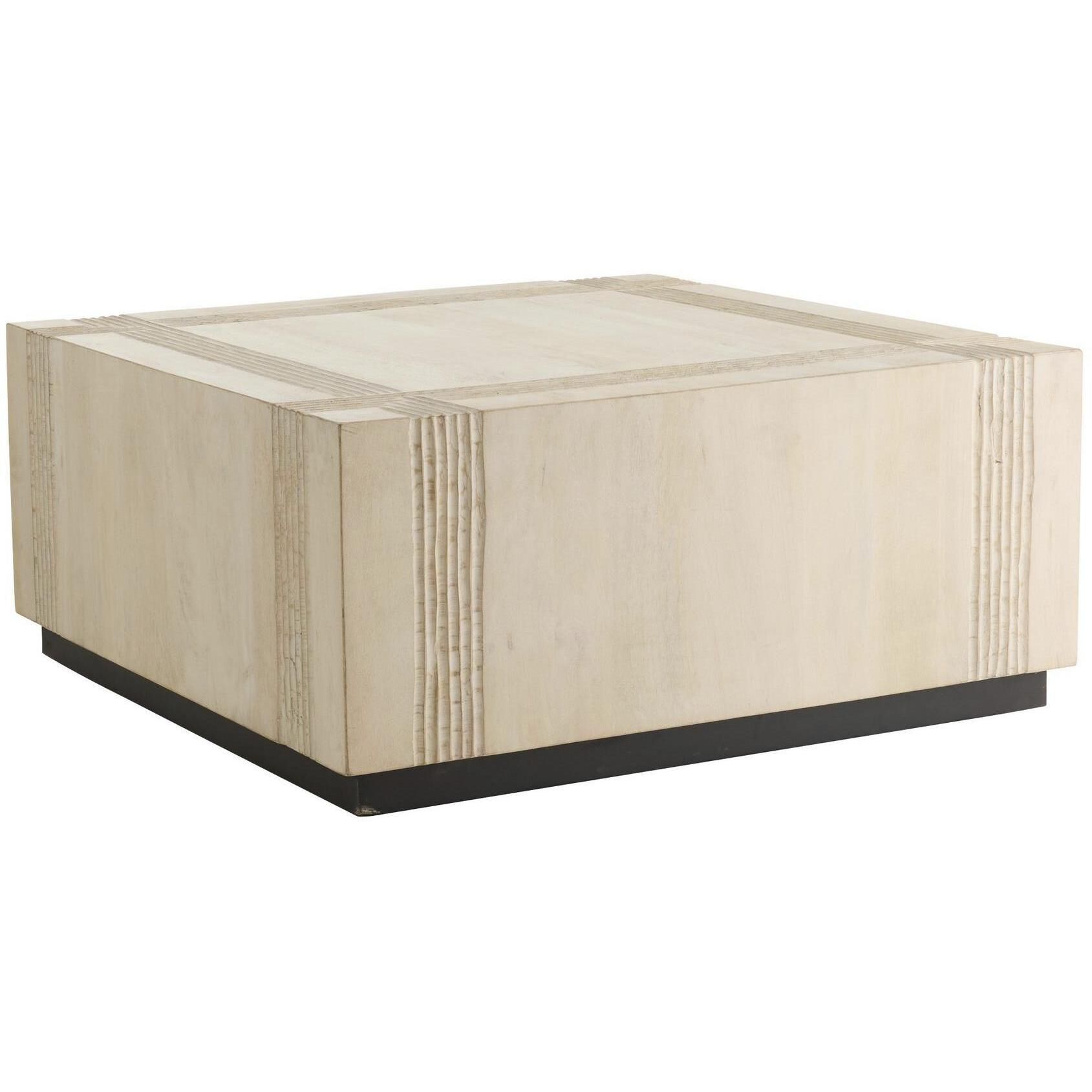 Kamira 36 X 36 inch Whitewash and Blackened Bronze Cocktail Table