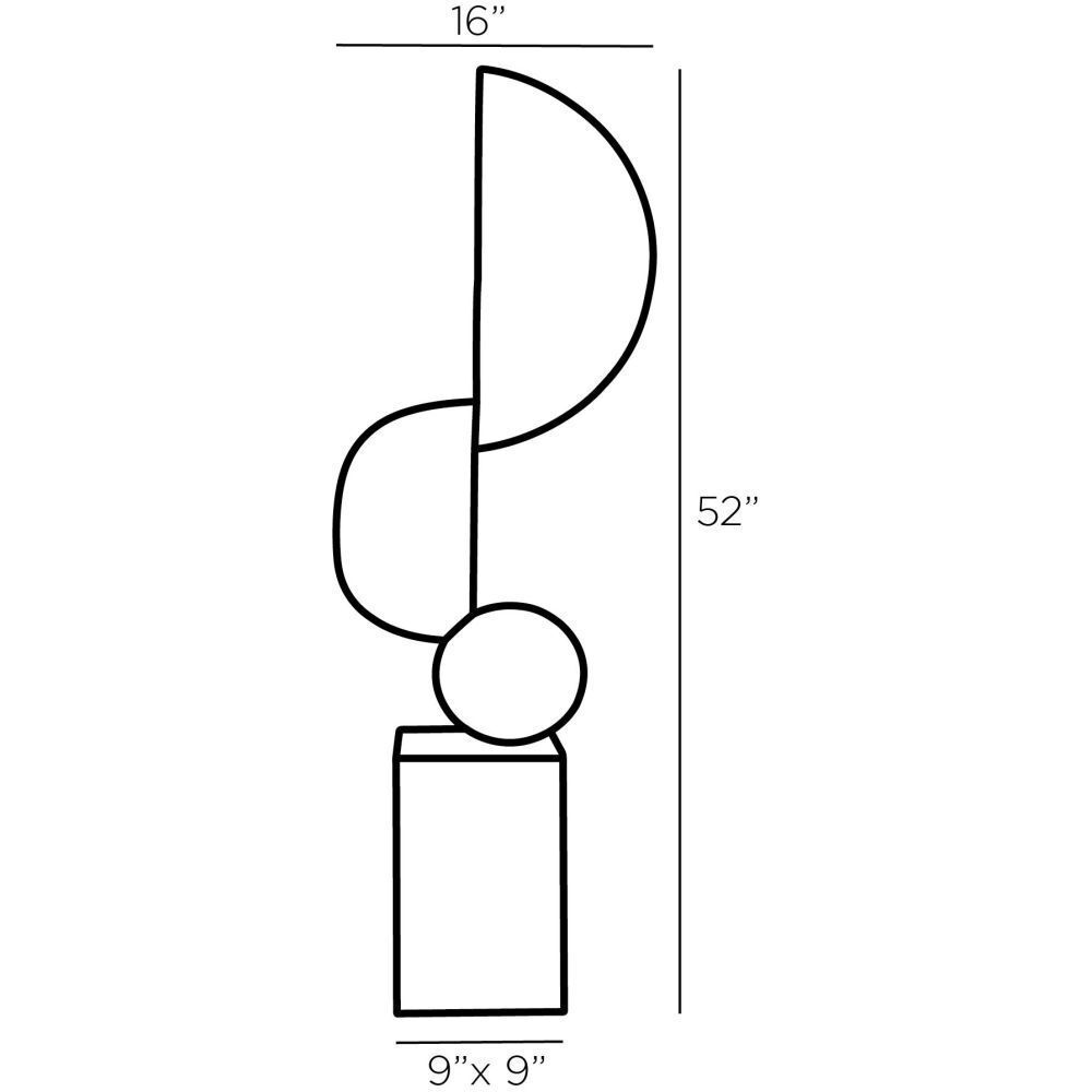 Hiroshi Ivory Floor Sculpture
