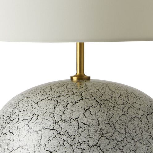 Egret 150 watt Platinum Crackle Table Lamp Portable Light