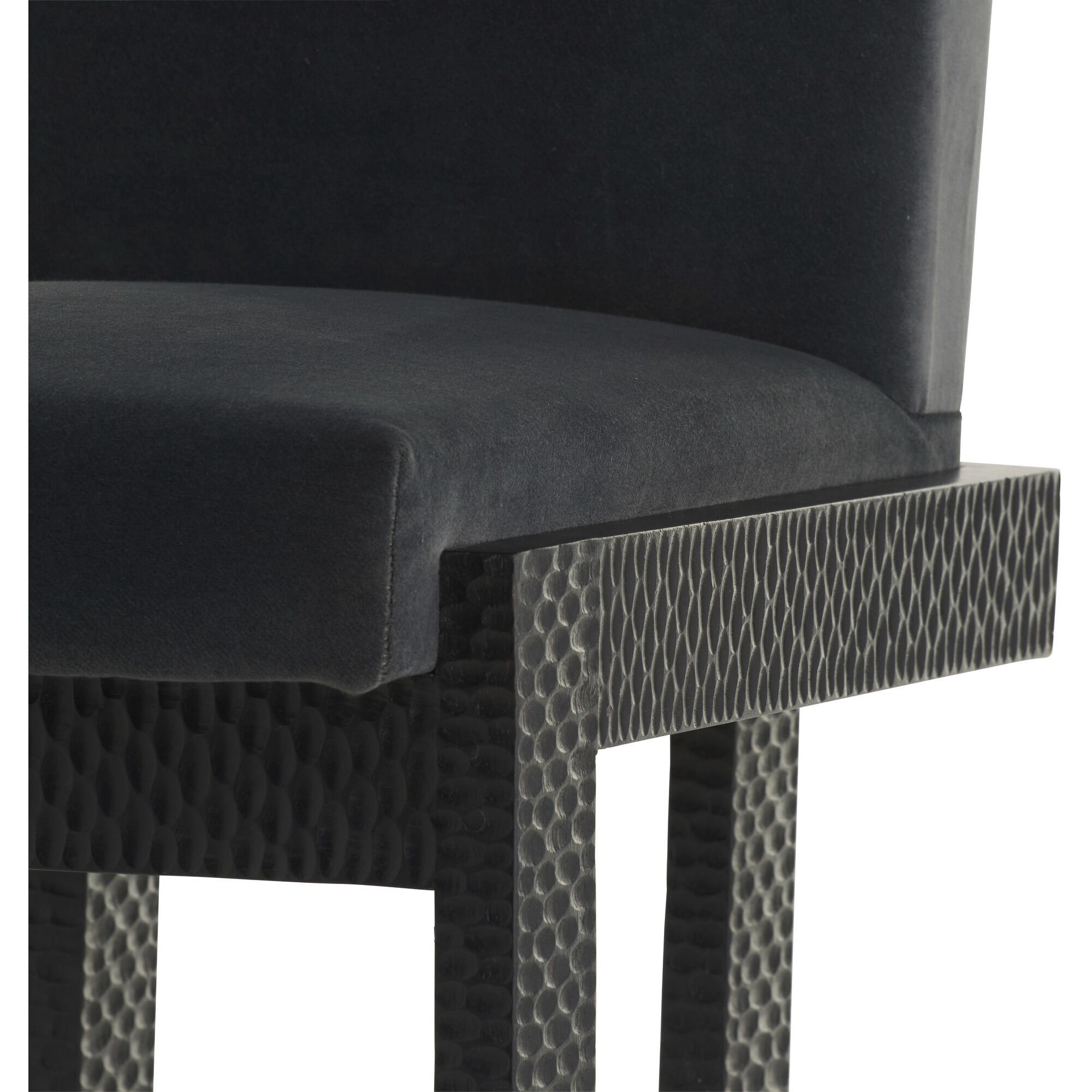 Matilda Midnight Grey and Ebony Dining Chair