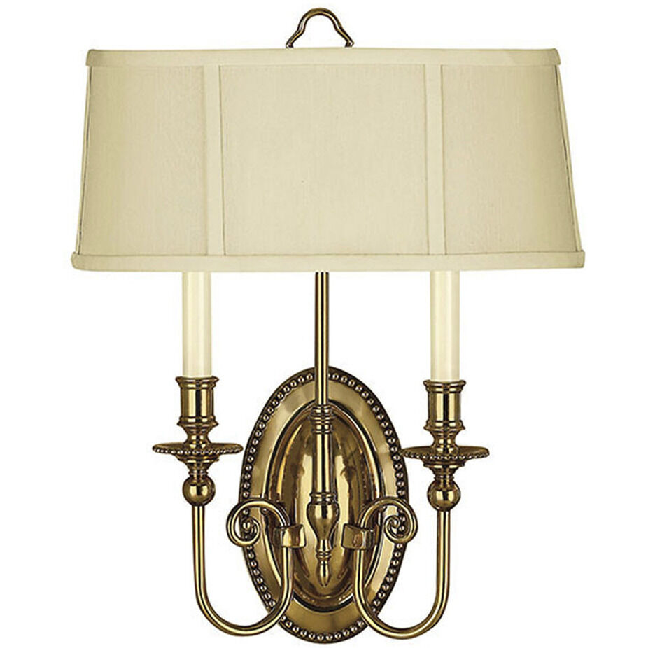 Cambridge 2 Light 14.5 inch Burnished Brass ADA Indoor Wall Sconce Wall Light
