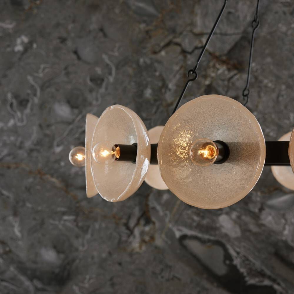 Apollo 12 Light 36 inch English Bronze Chandelier Ceiling Light