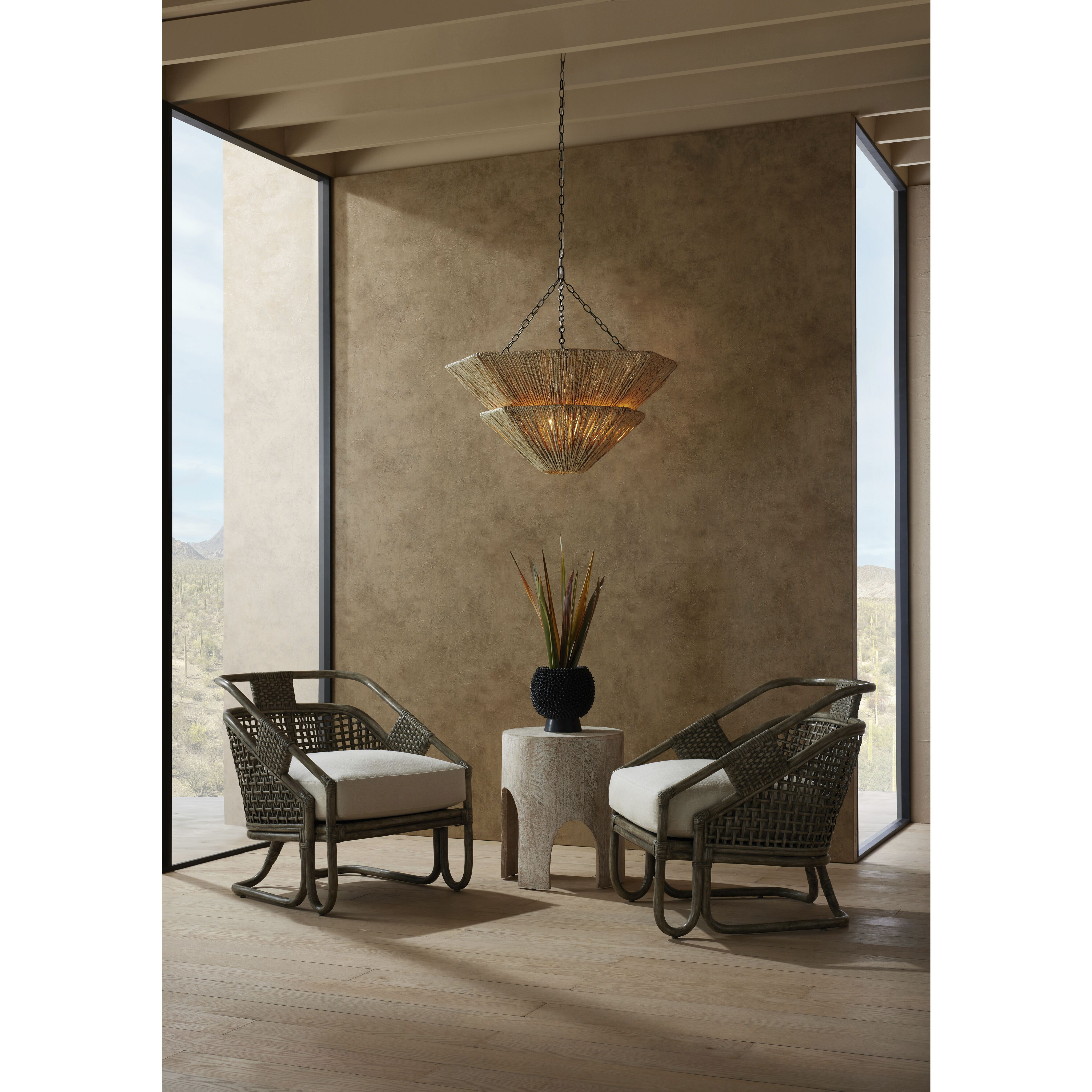 Berlof 22.5 X 18 inch White Wash End Table