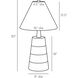 Yuri 30 inch Table Lamp Portable Light