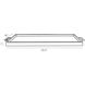 Caribe 25.5 X 1 inch Natural Tray