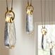 Melt 5 Light 82 inch Antique Brass Chandelier Ceiling Light