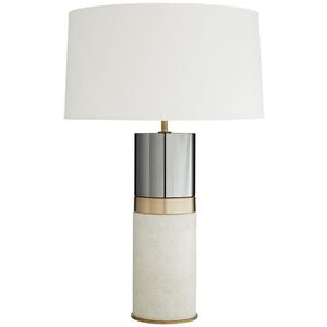 Whitman 30 inch White Table Lamp Portable Light