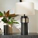 Folsom 29.5 inch 150.00 watt Bronze and Ivory Lamp Portable Light