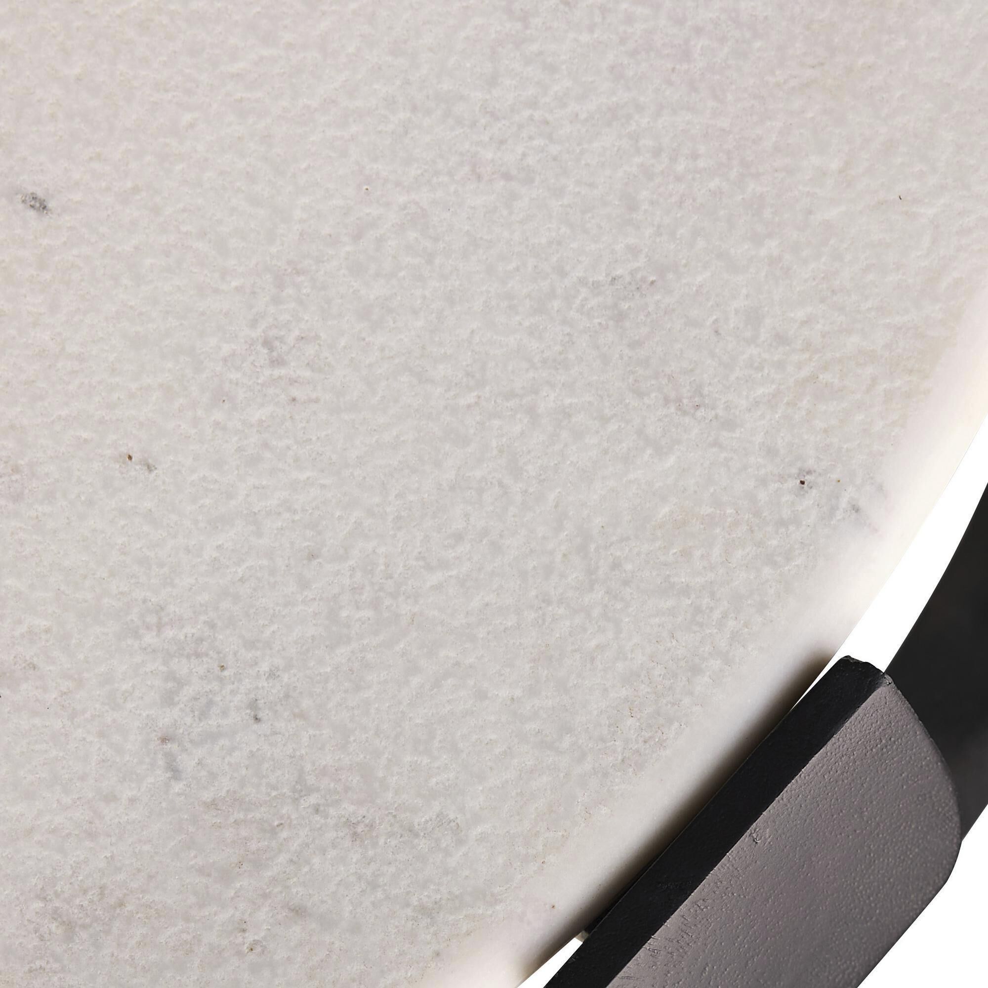 Lorena 58 X 16.5 inch White and Ebony Coffee Table