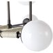 Erica 8 Light 58 inch English Bronze Linear Chandelier Ceiling Light