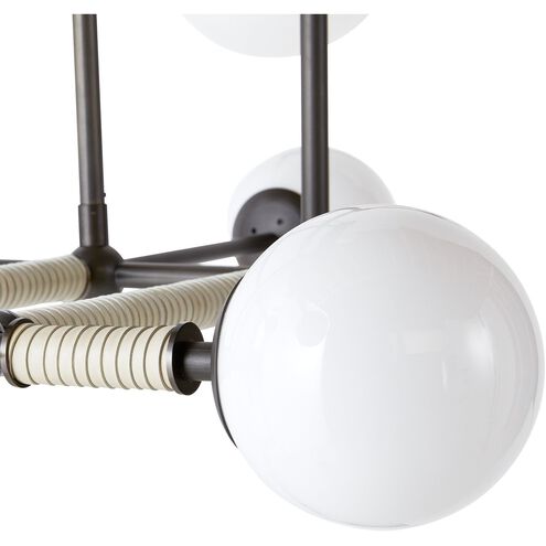 Erica 8 Light 58 inch English Bronze Linear Chandelier Ceiling Light