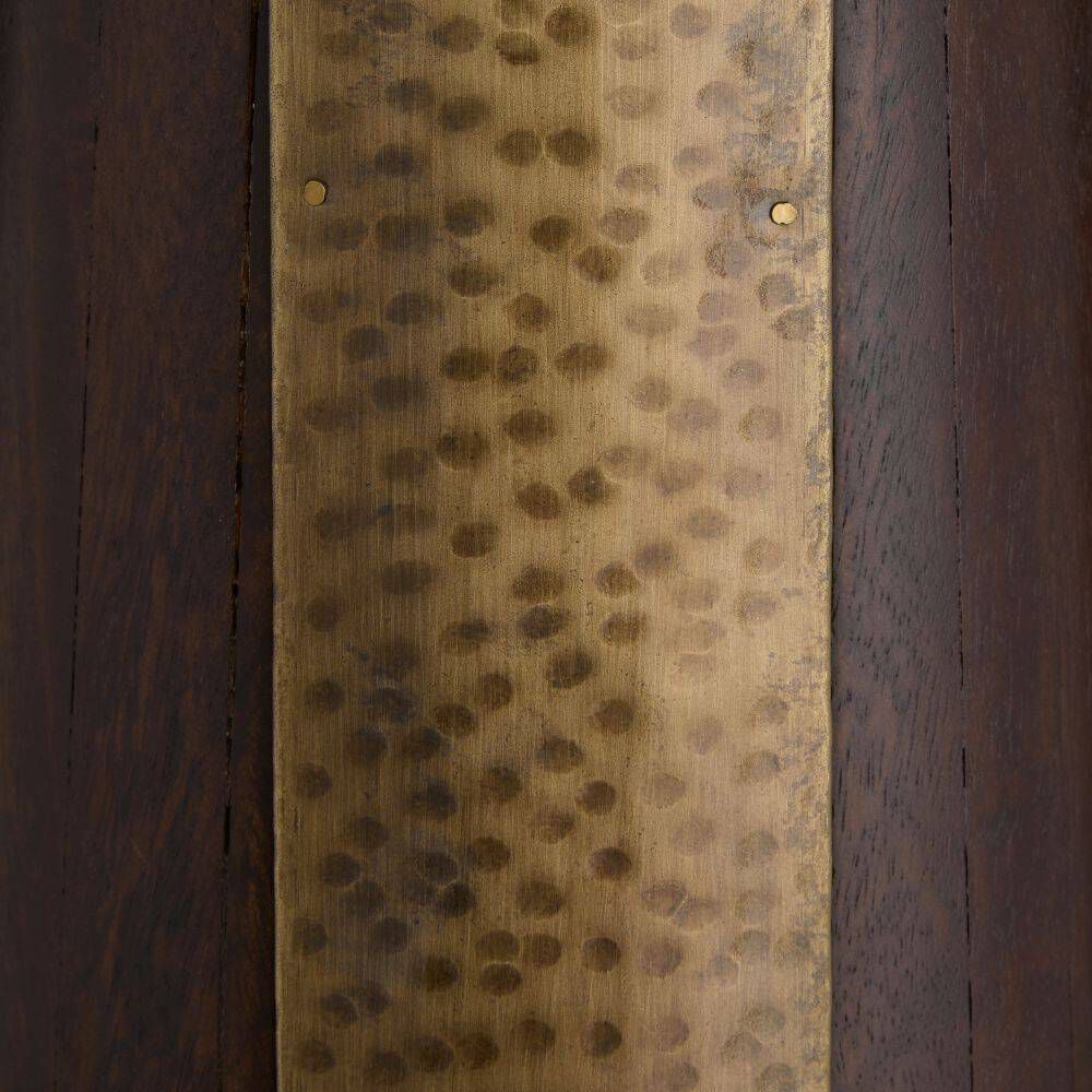 Hoffman 63 inch 60.00 watt Umber Mango Wood Floor Lamp Portable Light