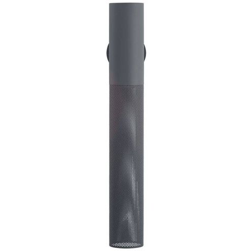 Punch 1 Light 30 inch Marine Grade Aged Graphite Outdoor Sconce, Large