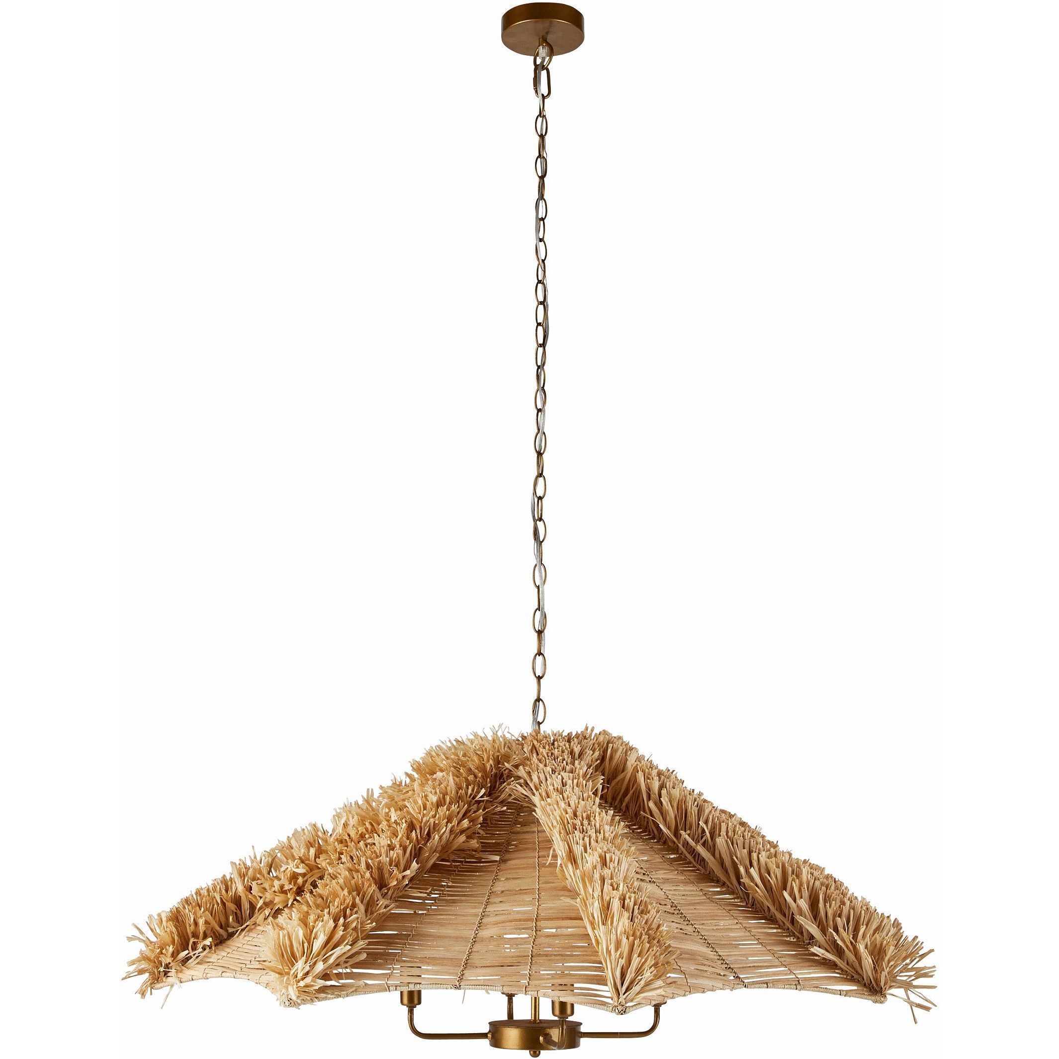 Cadance 4 Light 42 inch Natural Chandelier Ceiling Light