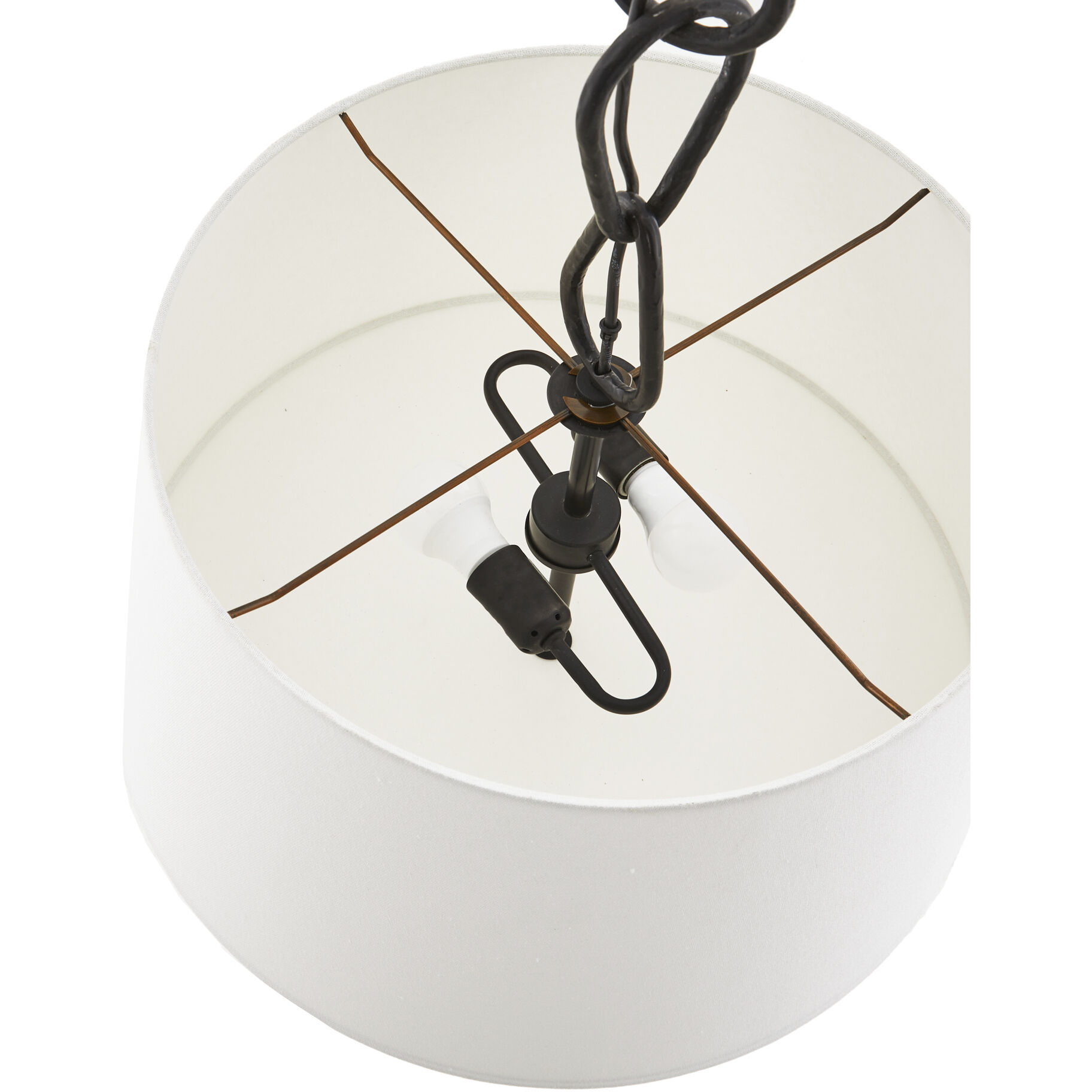 Parkman 2 Light 23 inch Blackened Iron Pendant Ceiling Light