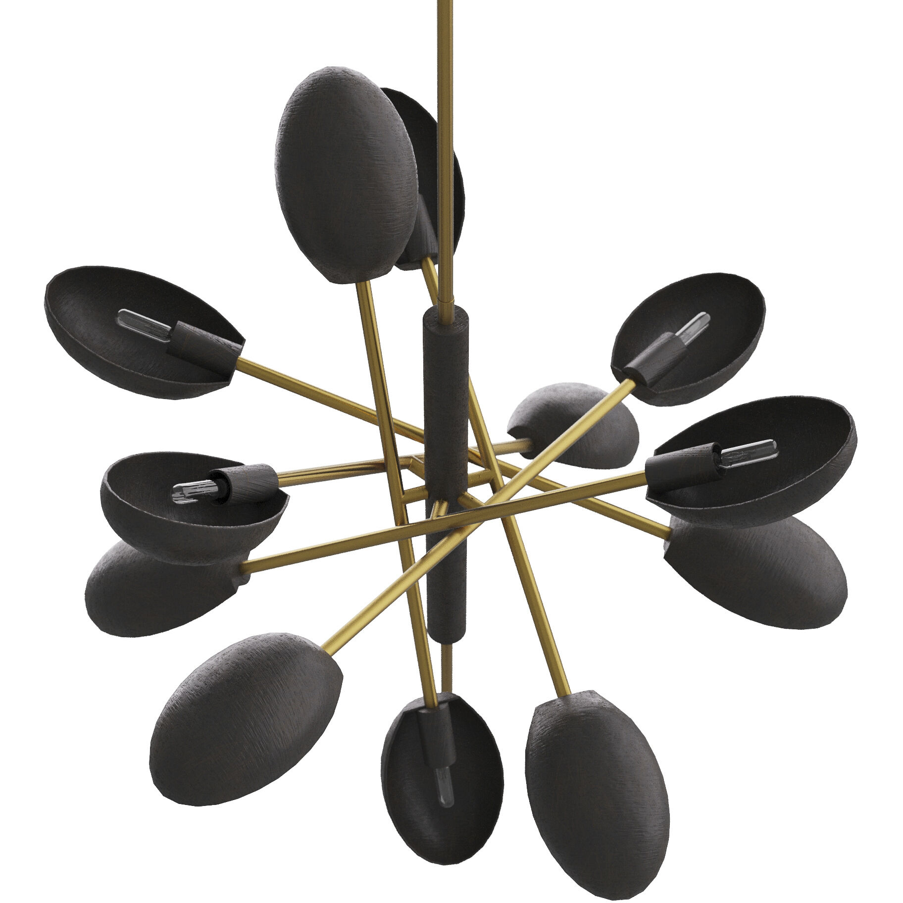 Bryce 12 Light 31.5 inch Antique Brass Chandelier Ceiling Light