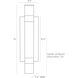 Watkins 2 Light 4.5 inch Clear ADA Sconce Wall Light