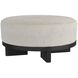 Aurora 20 inch White Ottoman