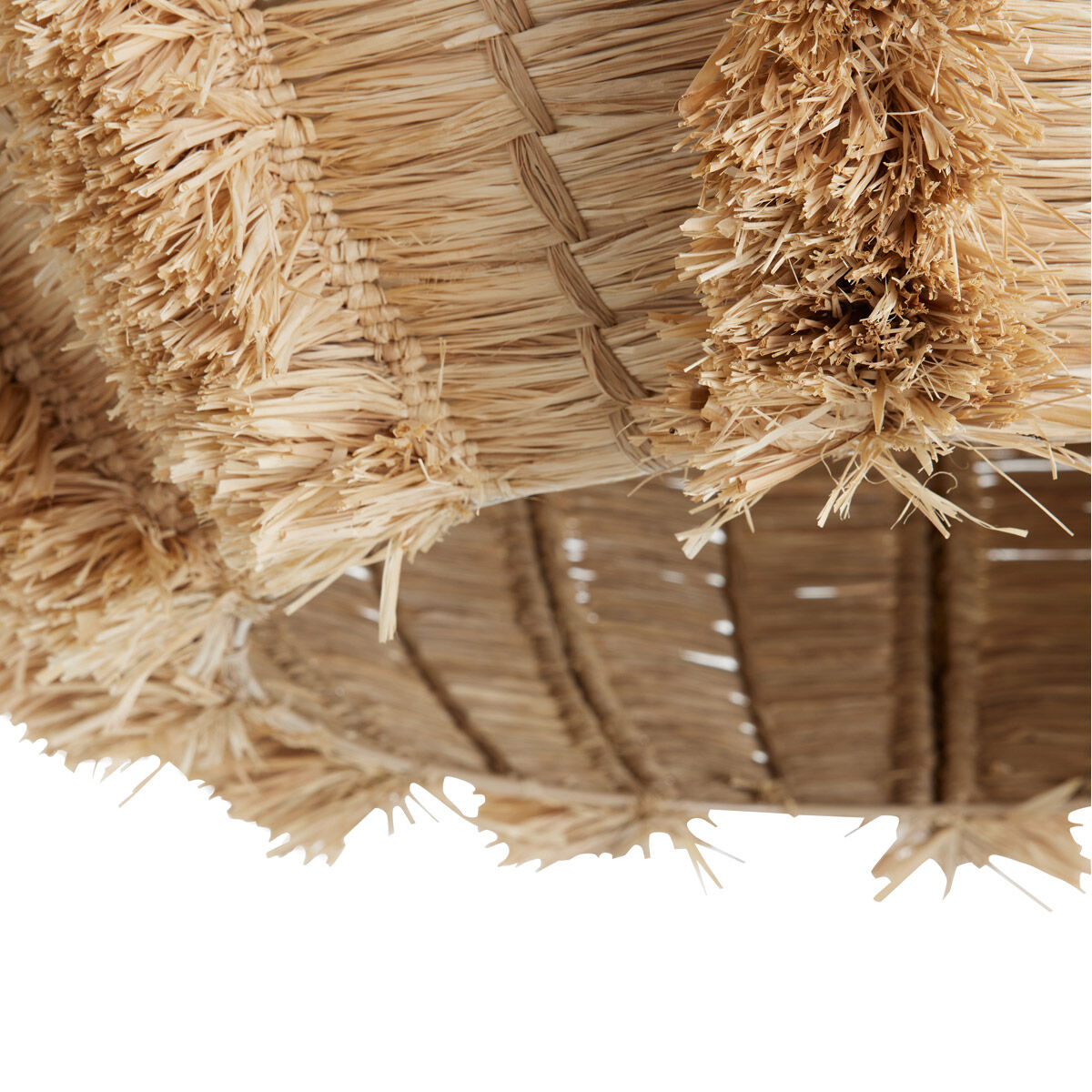 Johanna 1 Light 34 inch Natural and Antique Brass Pendant Ceiling Light