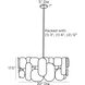 Ronaldo 6 Light 30 inch Natural Chandelier Ceiling Light