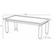 Anwar Ebony Dining Table