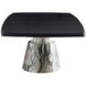 Forgey 82 X 30 inch Verde Faux Marble and Ebony Dining Table
