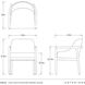 Chilton Pearl and Dark Gray Wash and Kona Outdoor Dining Chair