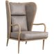 Stassi 41 inch Carbon Wing Chair