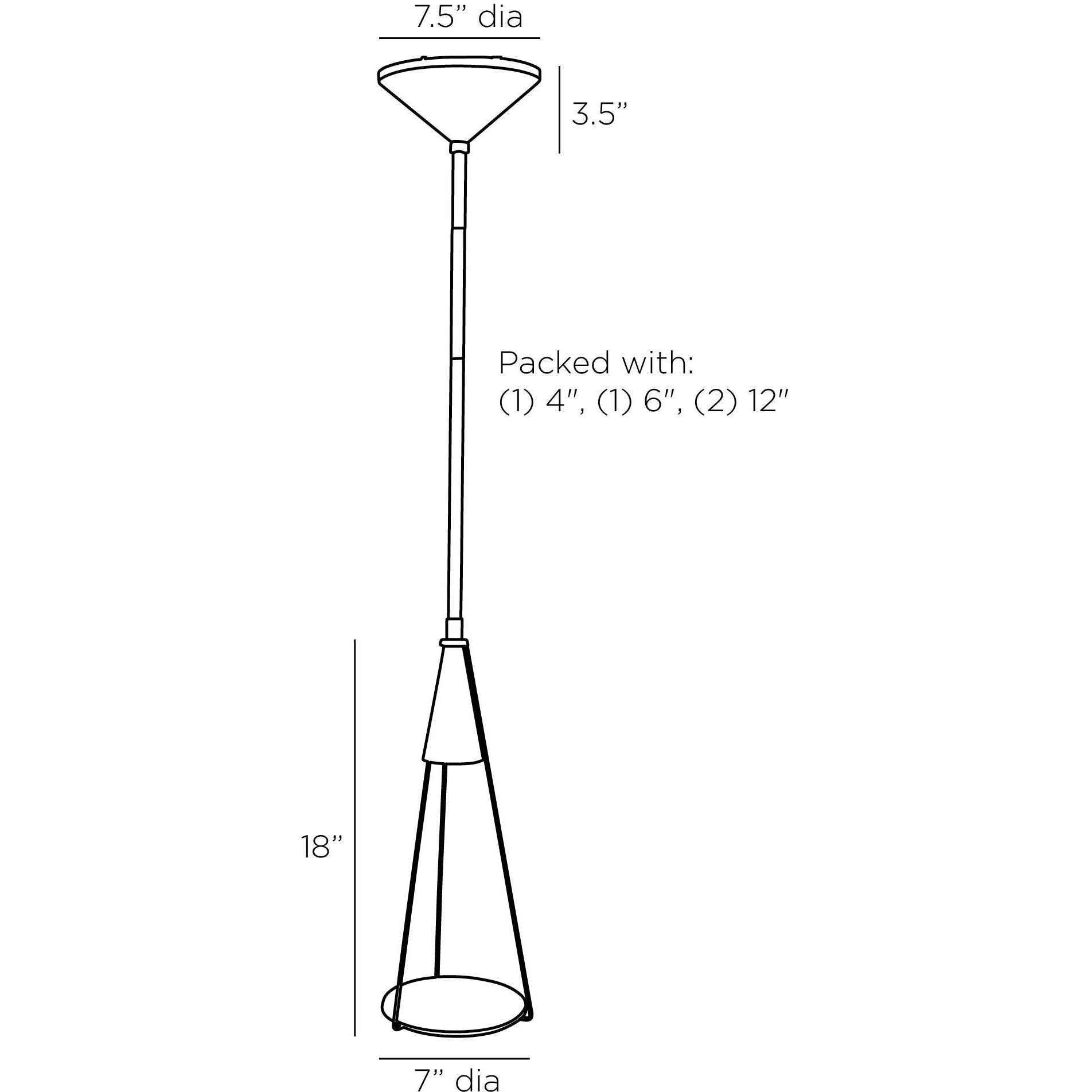 Alexis 1 Light 7 inch English Bronze Pendant Ceiling Light