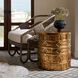 Millenia 20 inch Antique Brass End Table