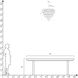 Jacqueline 8 Light 32 inch Antique Brass Chandelier Ceiling Light