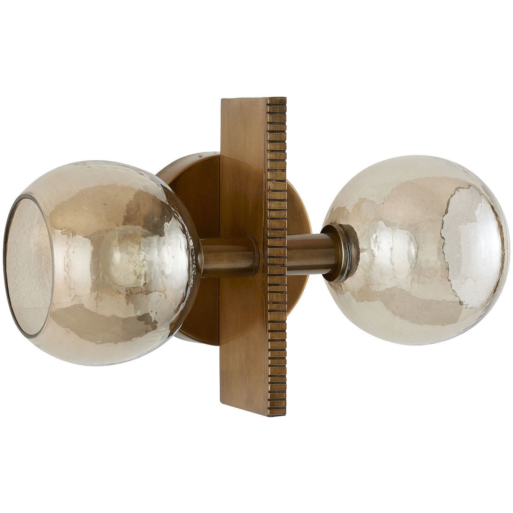 Chamberlin 2 Light 13 inch Smoke Sconce Wall Light