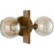 Chamberlin 2 Light 13 inch Smoke Sconce Wall Light