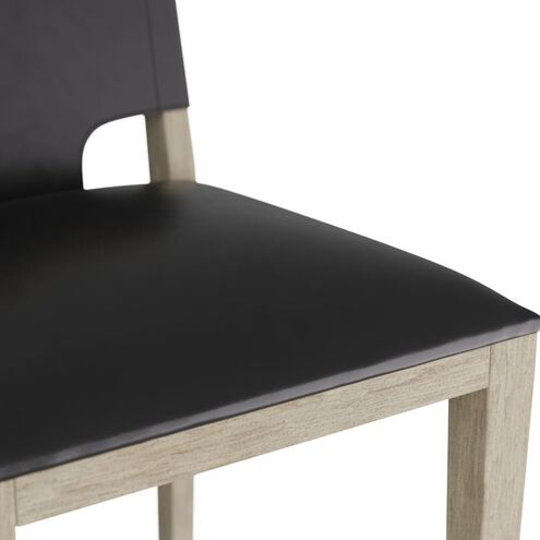 Burdock 18.5 inch Black Bar Stool