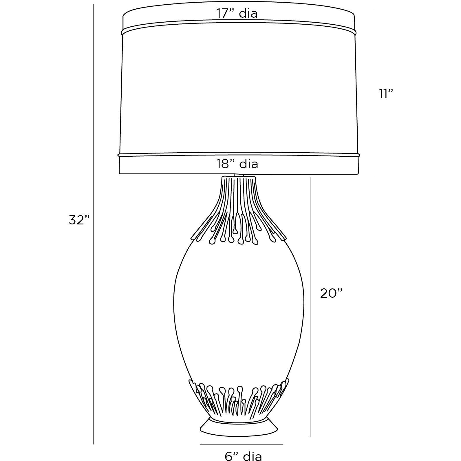 Wilhelm 32 inch 150.00 watt Ash Reactive Table Lamp Portable Light