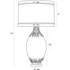 Wilhelm 32 inch 150.00 watt Ash Reactive Table Lamp Portable Light