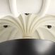 Camella 1 Light 18 inch Ivory and English Bronze Flush Mount Ceiling Light, Small