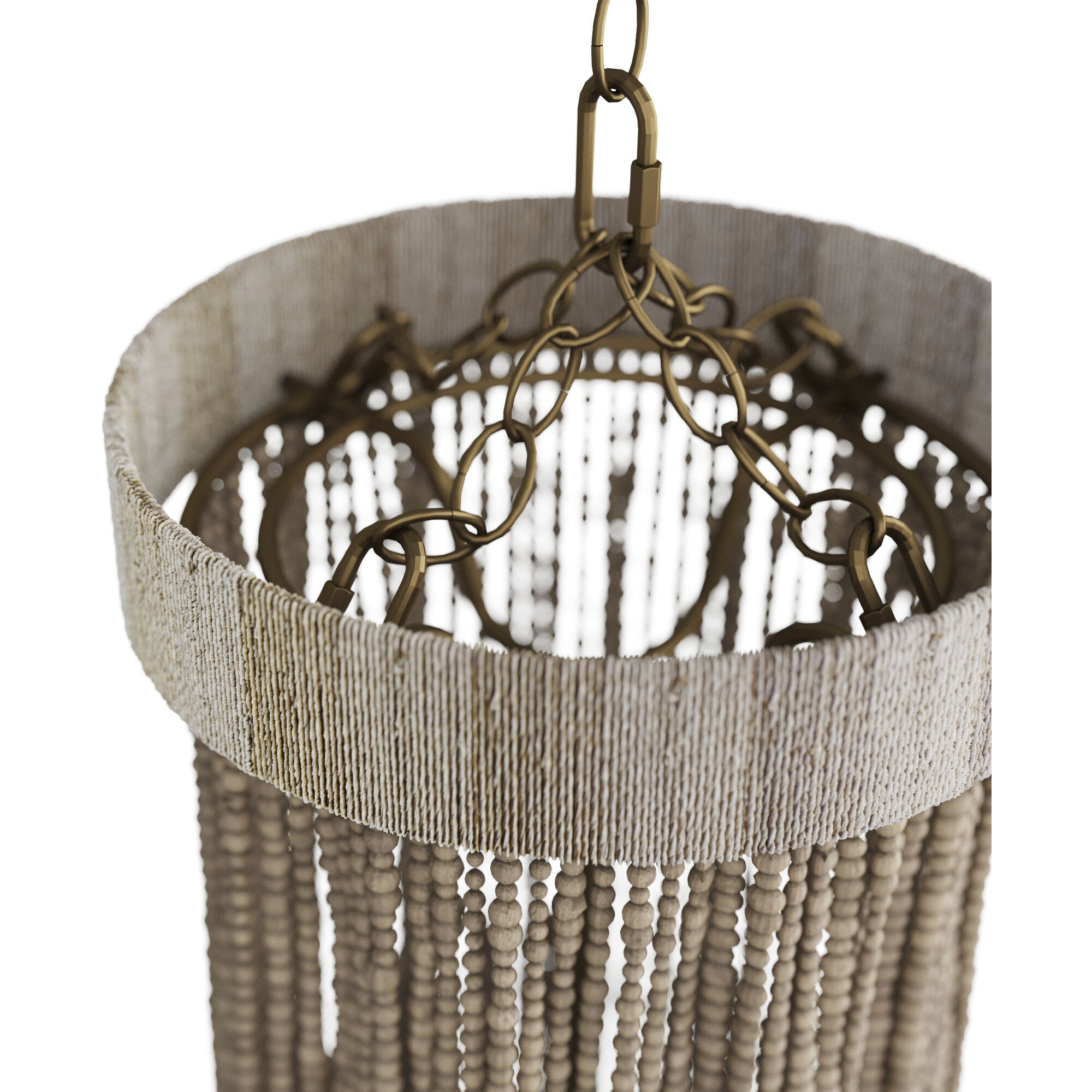 Baja 1 Light 10 inch Natural Pendant Ceiling Light