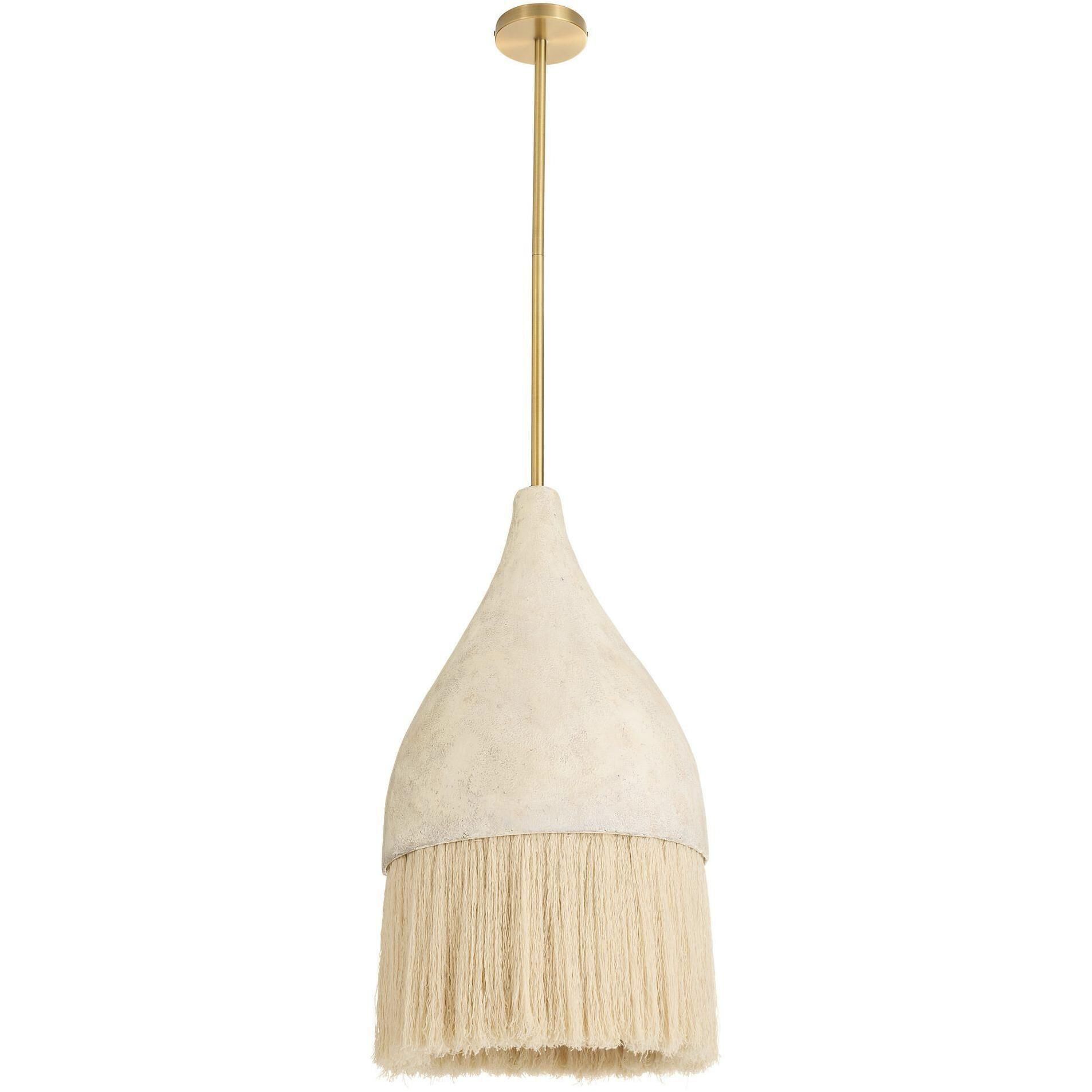 Marley 1 Light 14.5 inch Lime Wash and Bleached Natural Pendant Ceiling Light